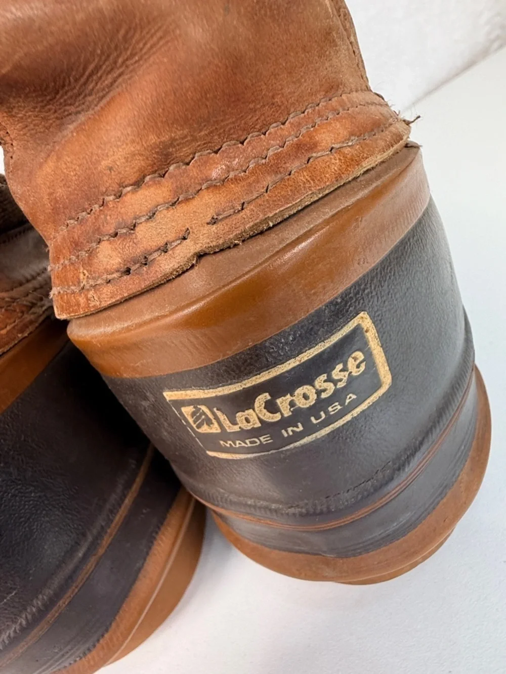 LaCrosse Mens Size 9 Insulated Hunting Duck Boots Waterproof USA